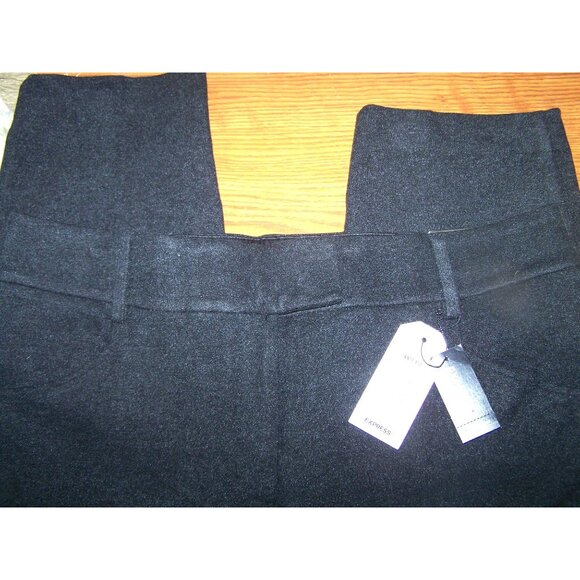 Express Ankle Pants Heavy Weight Deep Charcoal Gray 14S - Picture 6 of 14
